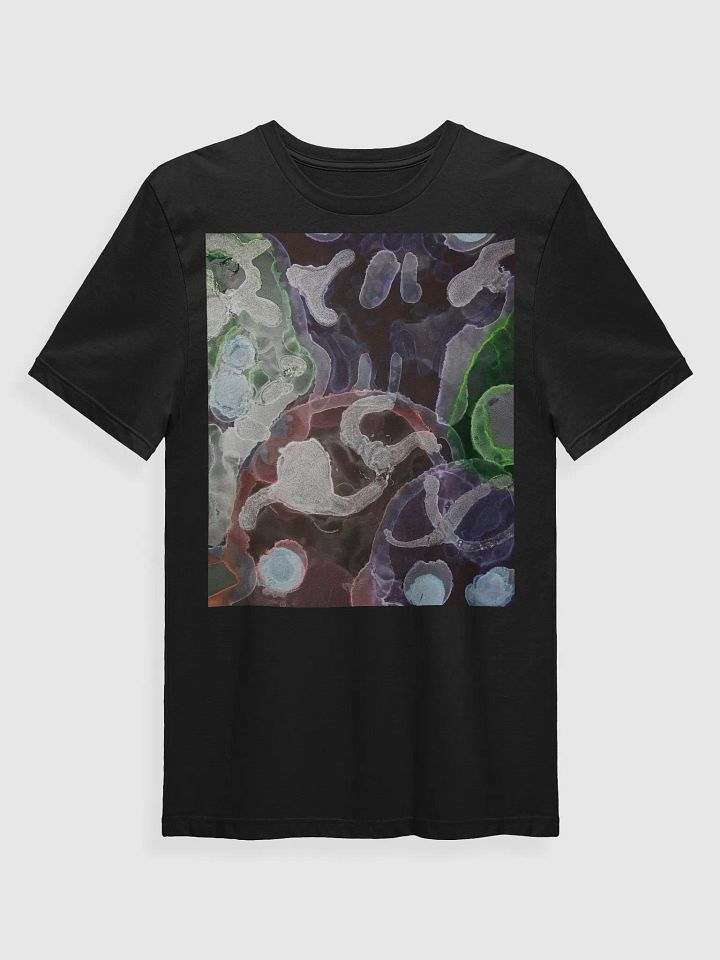 Vibrant Abstract Fusion T-Shirt Sugar Skulls Dia de Lost Muertos Ink ARt product image (1)