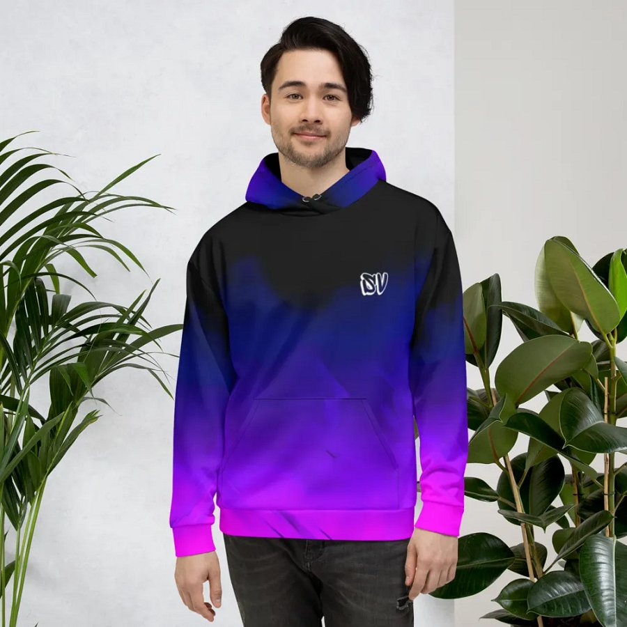 STRAIGHT VIBIN TROLLDAMORT TOJI WORM JJK NEON COLOR FADE HOODIE product image (4)
