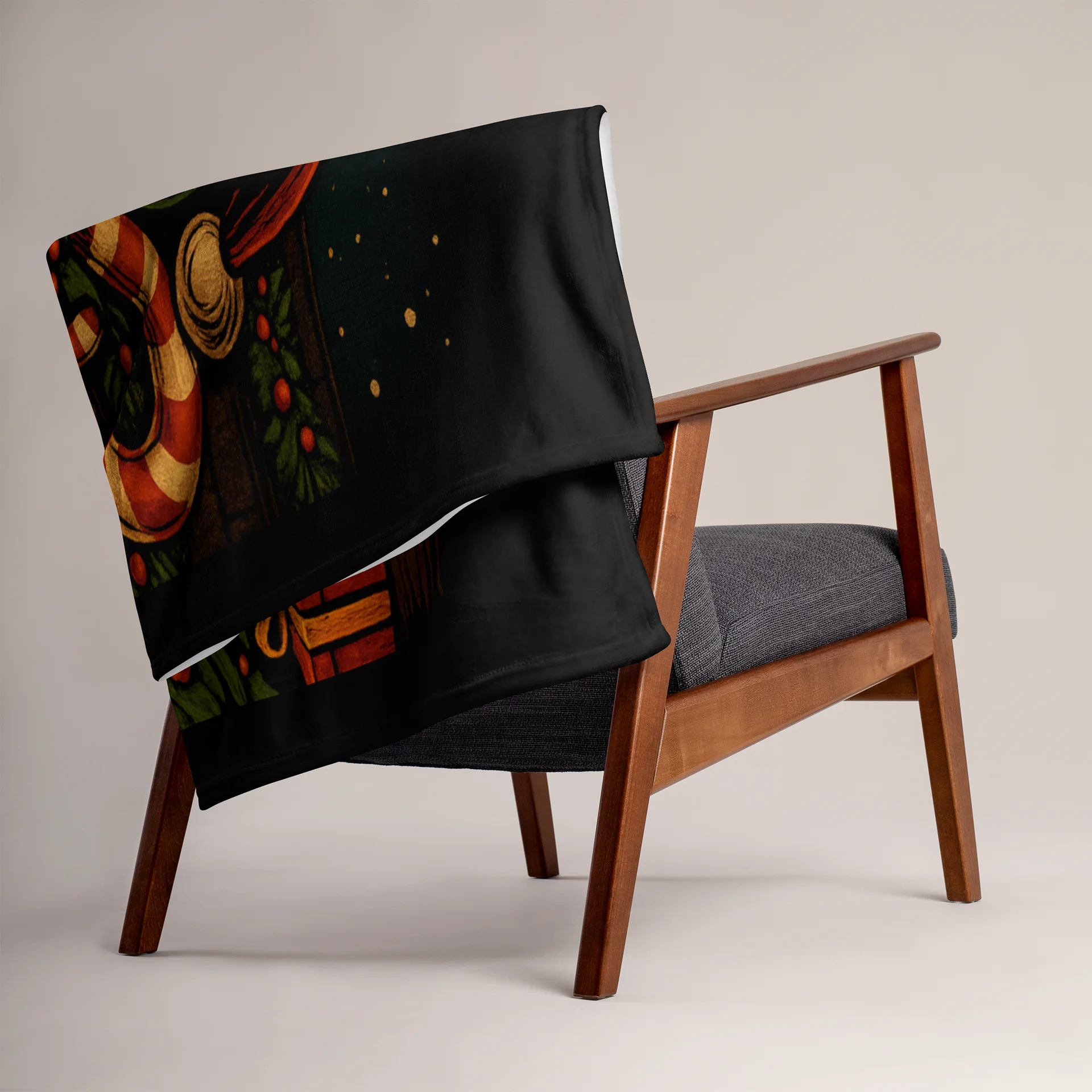 Candyman Christmas Throw Blanket product image (6)