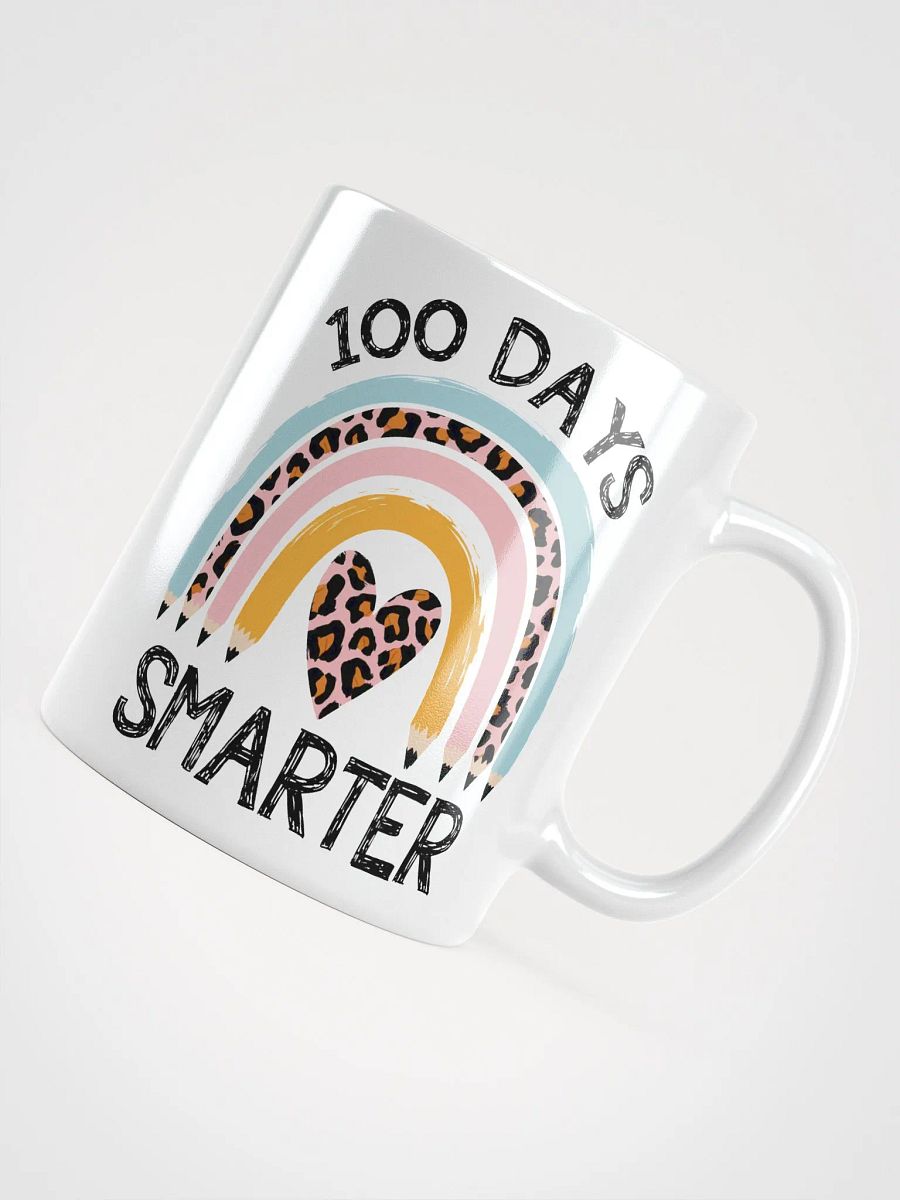 Leopard Rainbow 100 Days Smarter Mug product image (6)