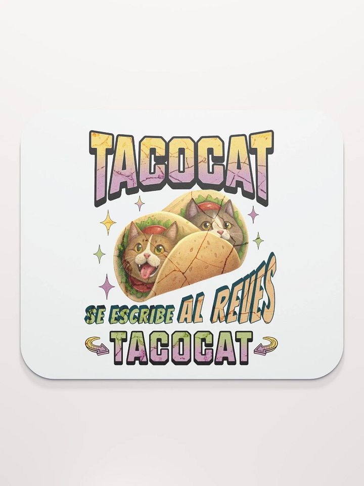 Tacocat Palindrome Mouse Pad product image (2)