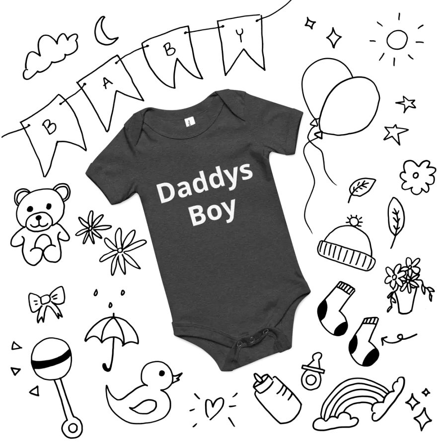 Daddy's Boy Baby Onesie product image (12)