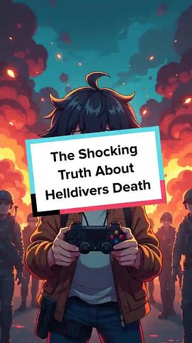 Did you know Helldivers has a unique take on player death? Discover this captivating fact about the game! #Helldivers #Gaming...