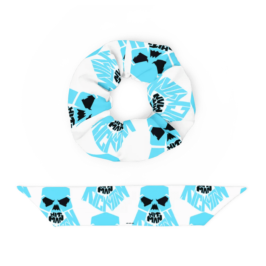 Black Beard Scrunchie (Teal) product image (4)