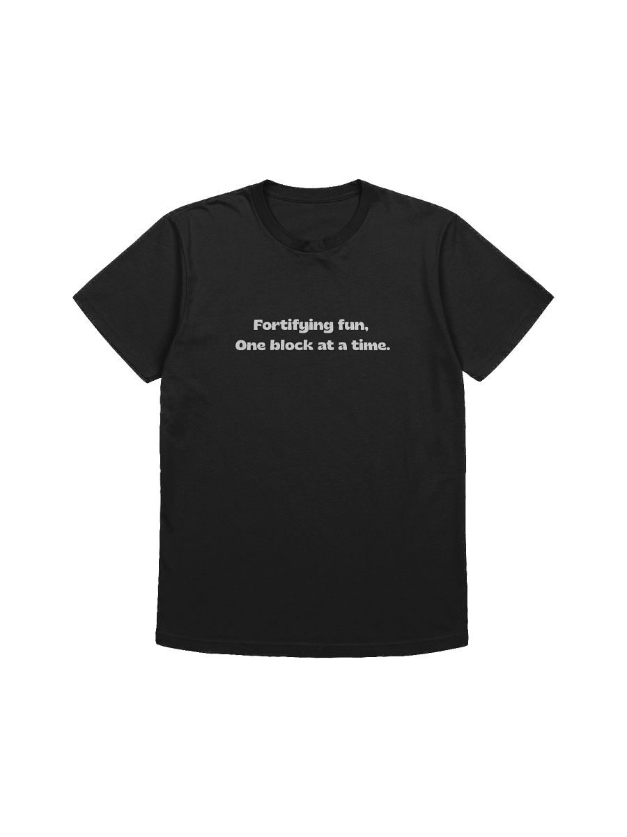 Minefort “One Block at a Time” T-Shirt – Black product image (3)