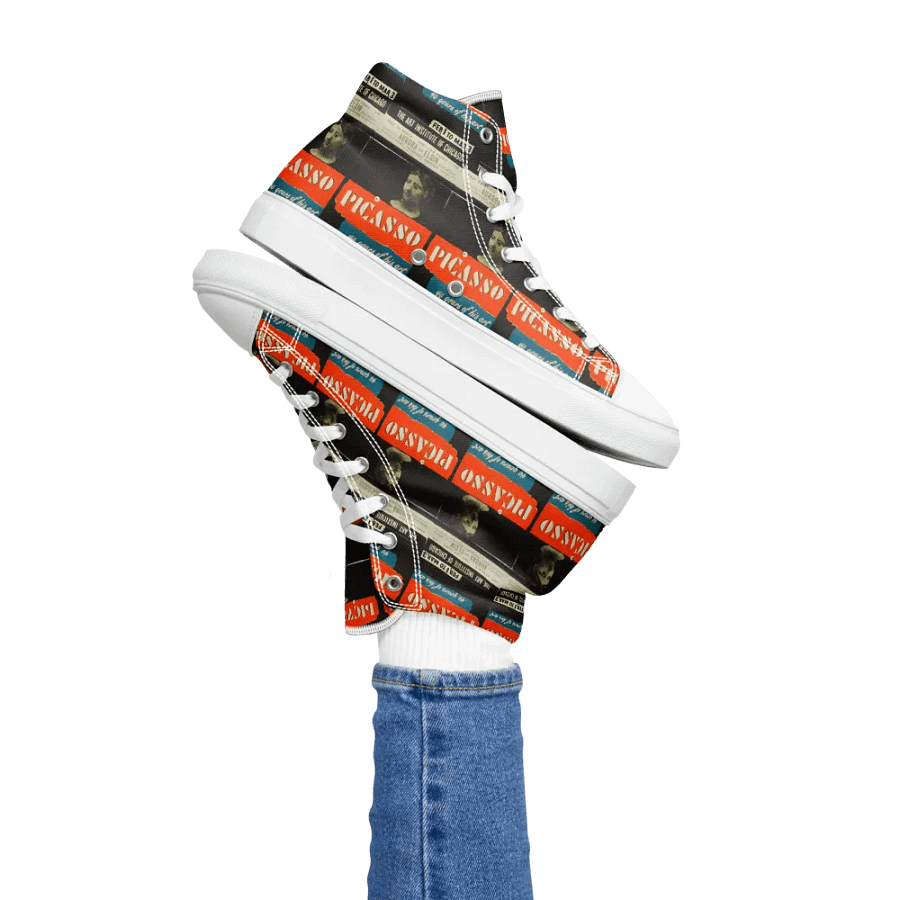 Picasso Art Poster Women’s Canvas High Tops product image (3)