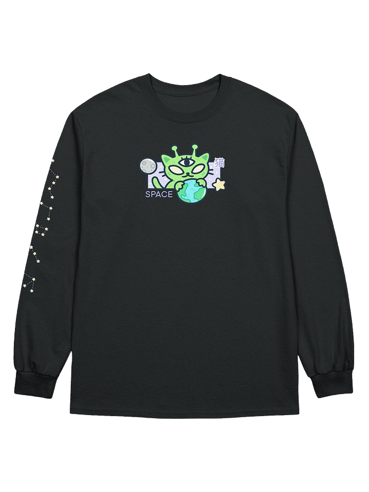 Space Cat Long Sleeve product image (1)