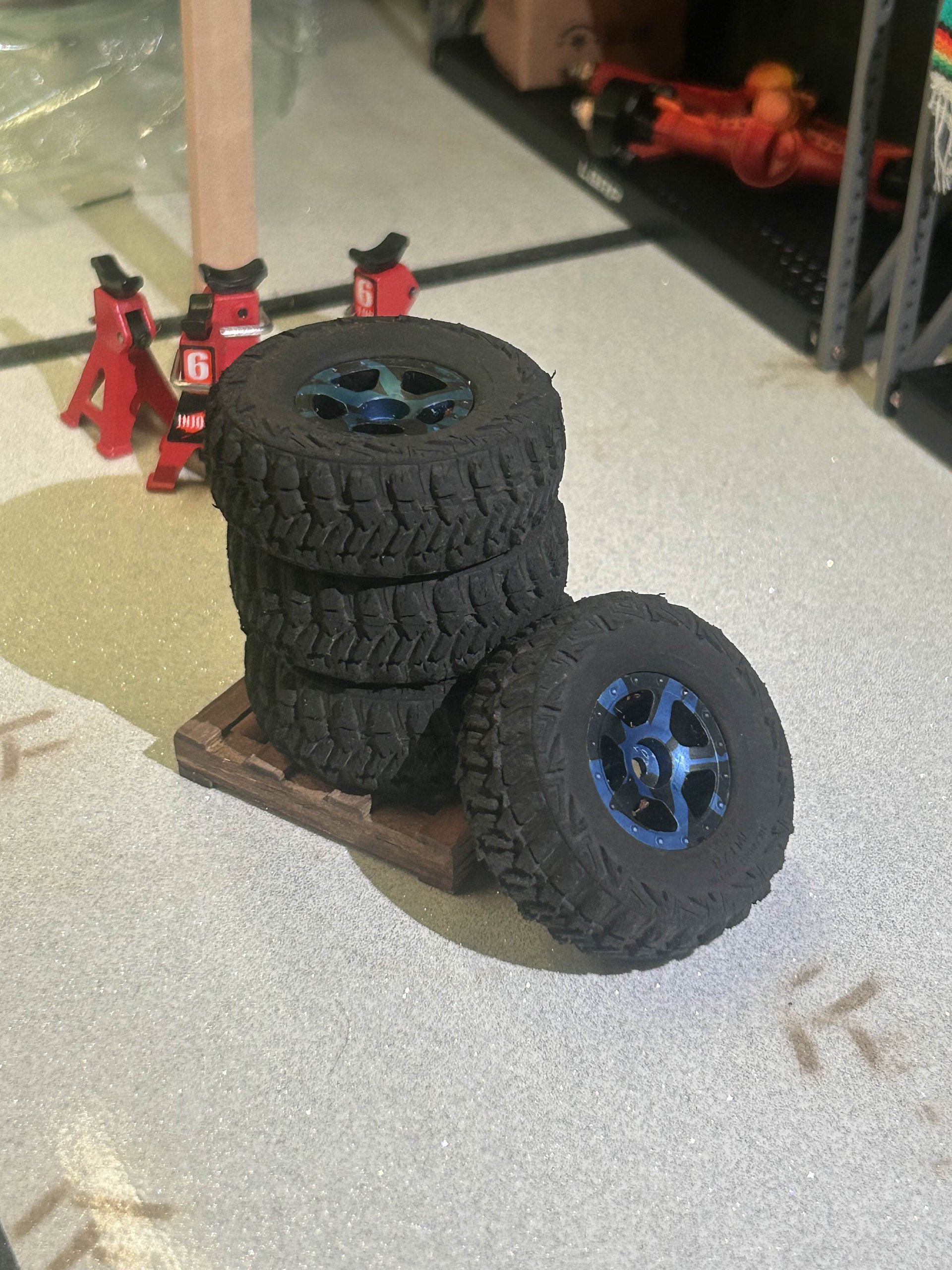 KTech splatter wheels / goodyear tires product image (1)