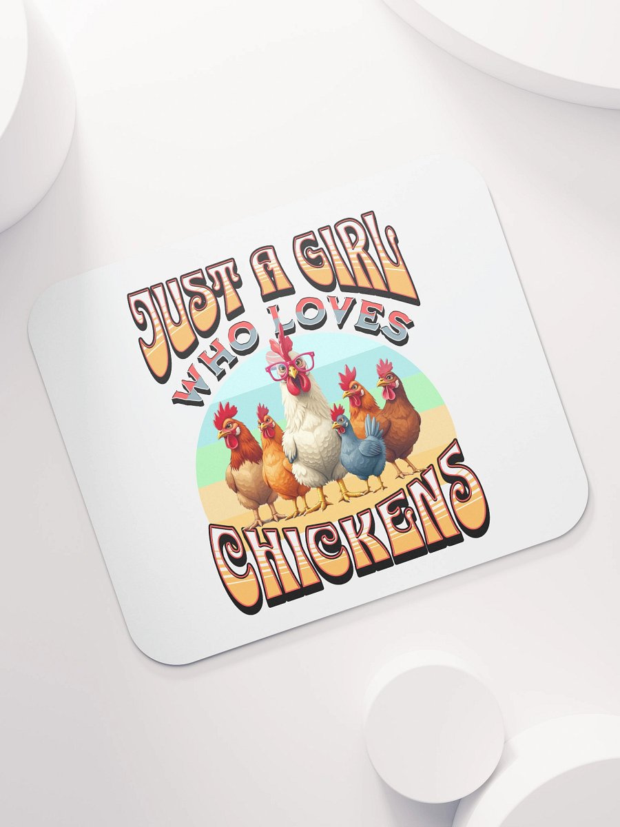 Just A Girl Who Loves Chickens Charming Mouse Pad product image (7)
