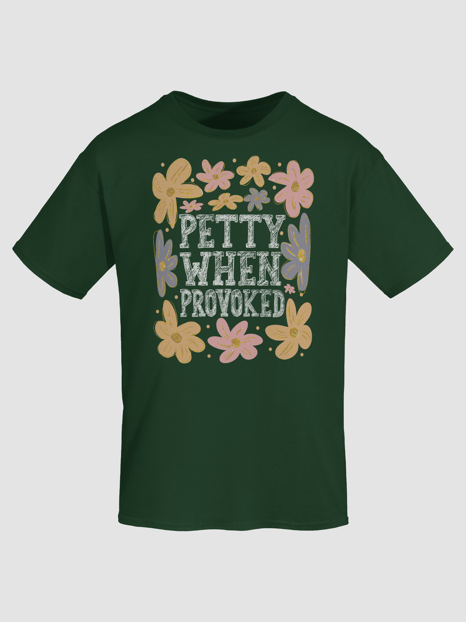 Provocative Floral Statement Tee product image (40)