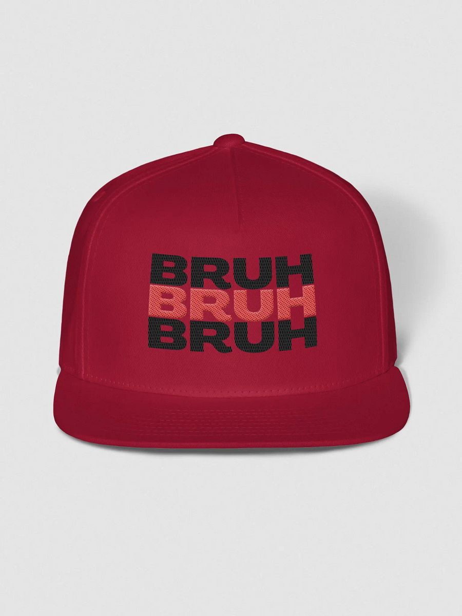Bruh 3x Snapback Red/Black product image (4)