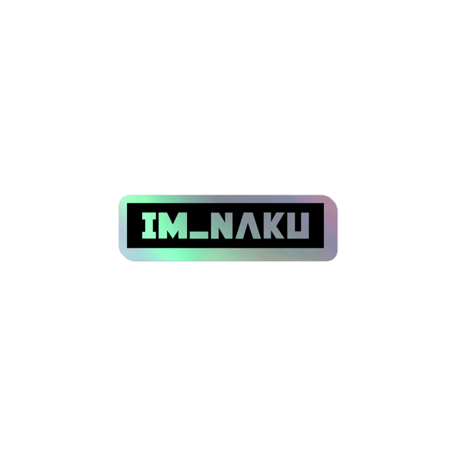 im_naku Holographic Sticker 2 product image (1)