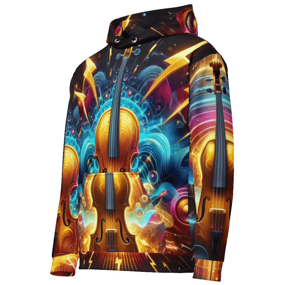 Violin Musical Instrument - All-Over Unisex Hoodie #2 product image (11)