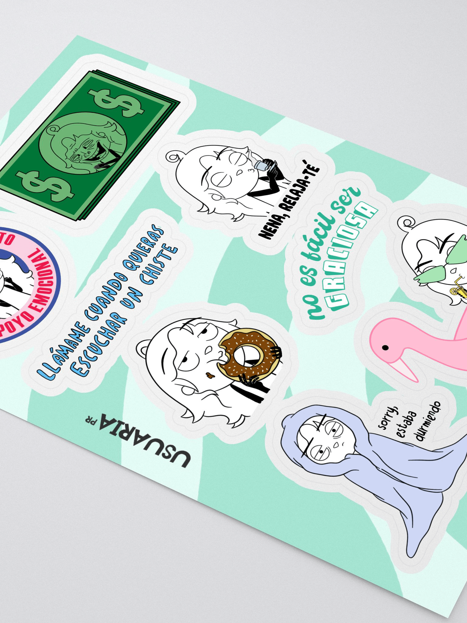 Usuariapr Sticker Sheet 1 product image (3)