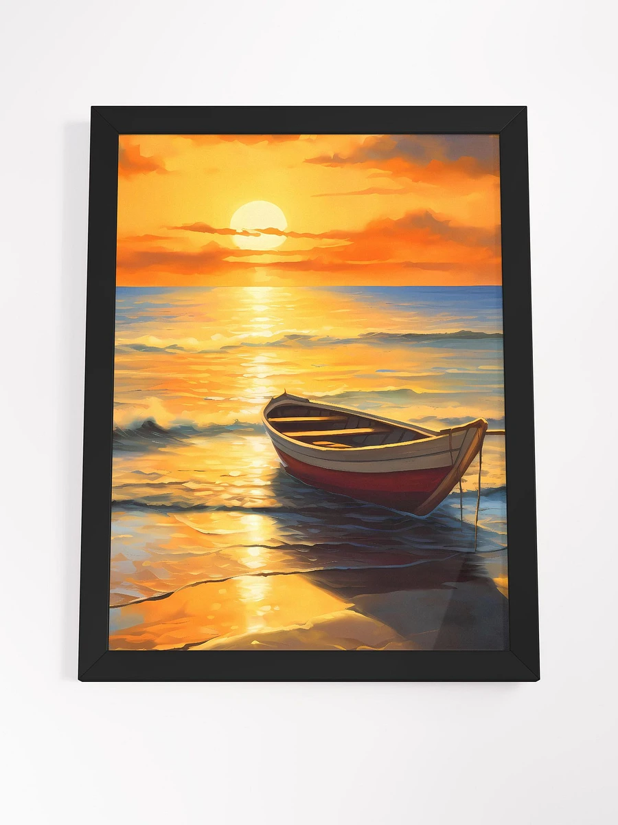 Beach Sunset Serenity Framed Print Poster product image (5)