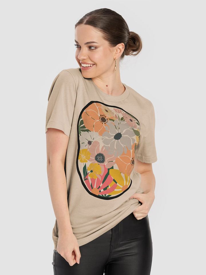 Vibrant Flower Blooms Unisex T-Shirt product image (2)