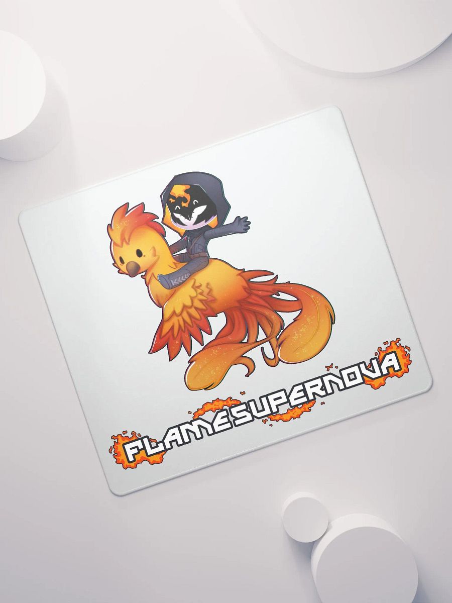 Phoenix Chibi Gaming Mousepad (White) product image (7)
