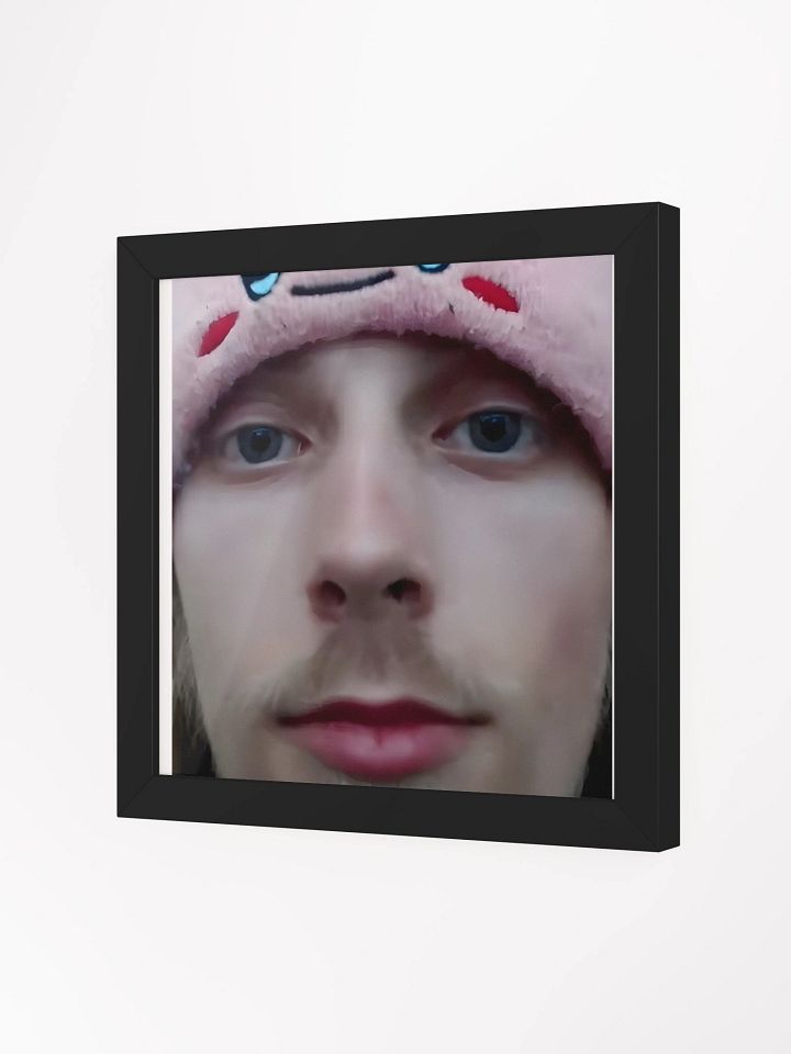 Jon Bruh Face Wood Framed Matte Poster product image (26)