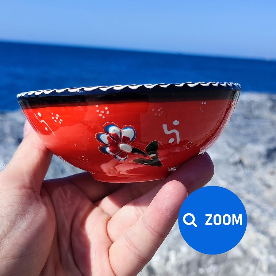 Handcrafted 12cm Ceramic Bowl – Unique Artisanal Pottery for Home Decor product image (8)