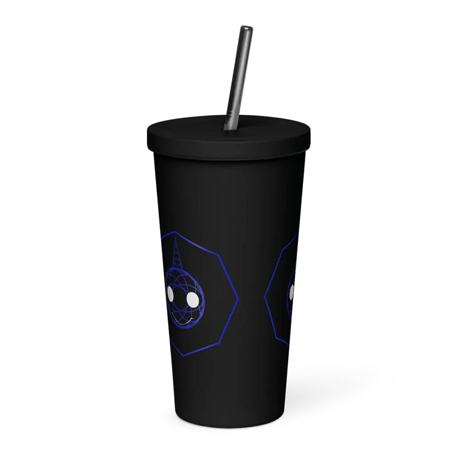 narwhal labs black steel water cup product image (4)