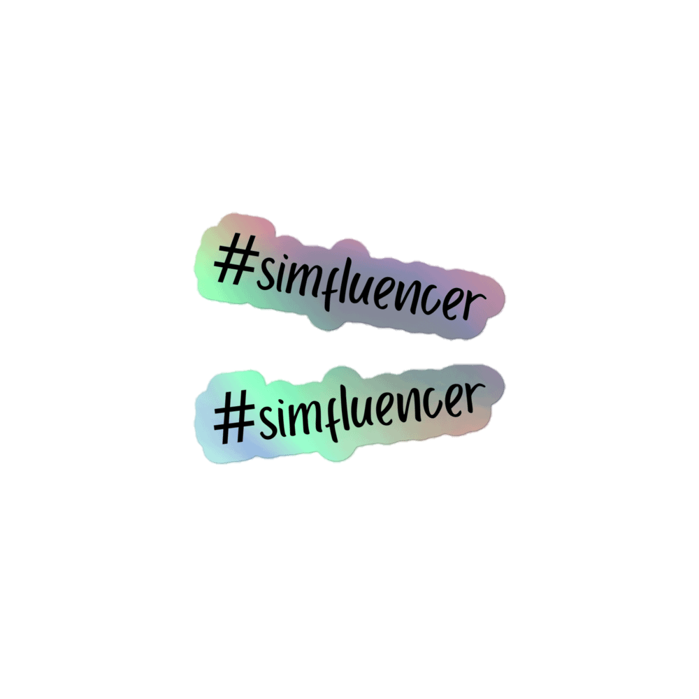 Simfluencer Holographic Stickers product image (1)