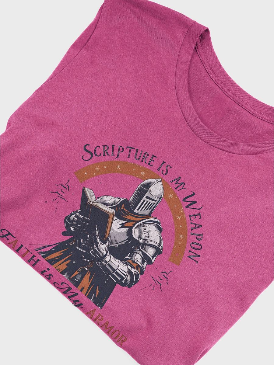Scripture is My Weapon, Faith is My Armor T-Shirt product image (20)