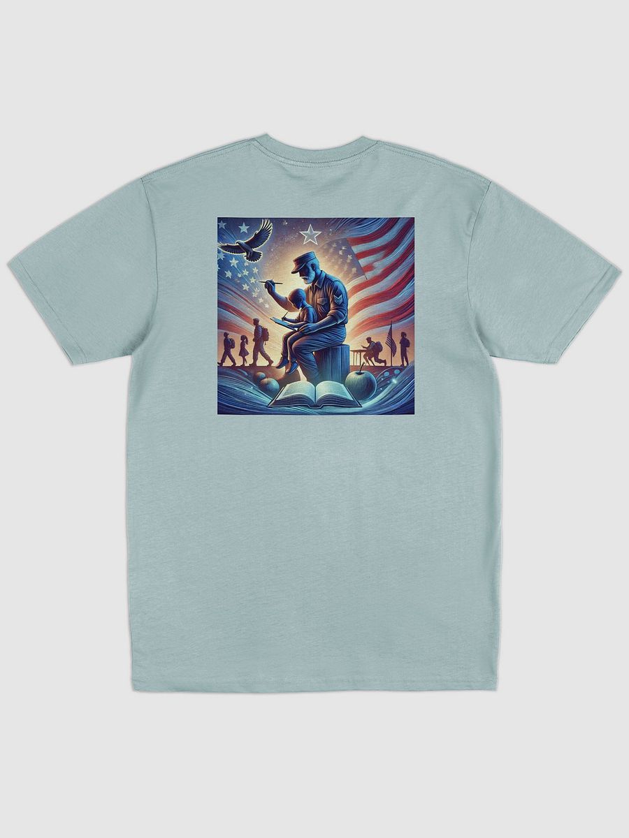 Patriotic Soldier and Child Illustration Tee product image (18)