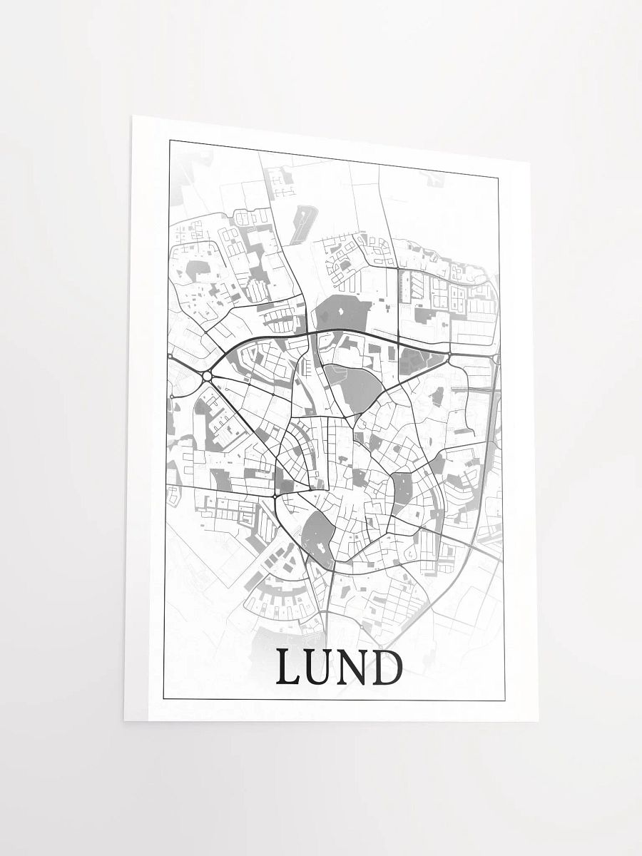 Lund, Sweden, city map print product image (11)