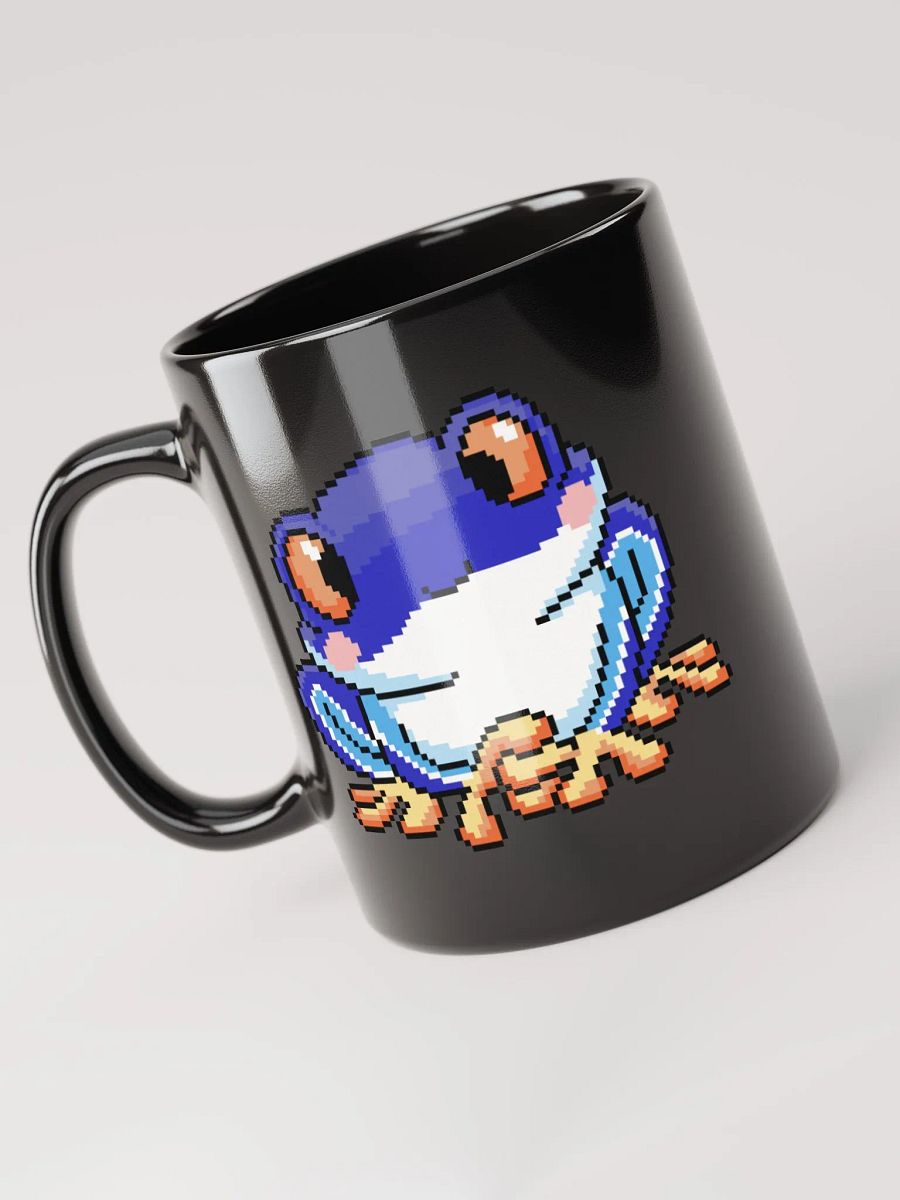 Dark Blue Rip the Frog Black Glossy Mug product image (5)