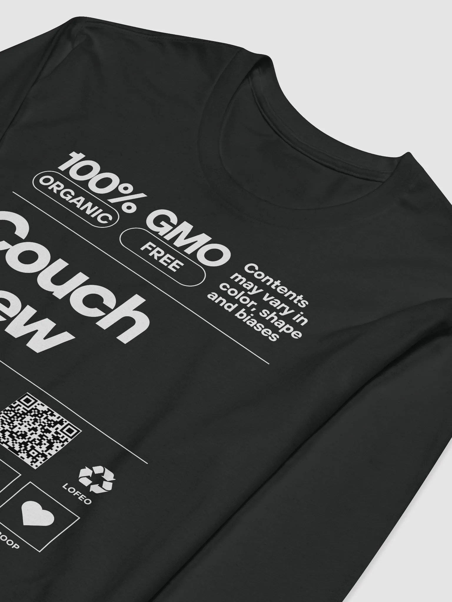 100% Organic Couch Crew - Long Sleeve Tee product image (6)