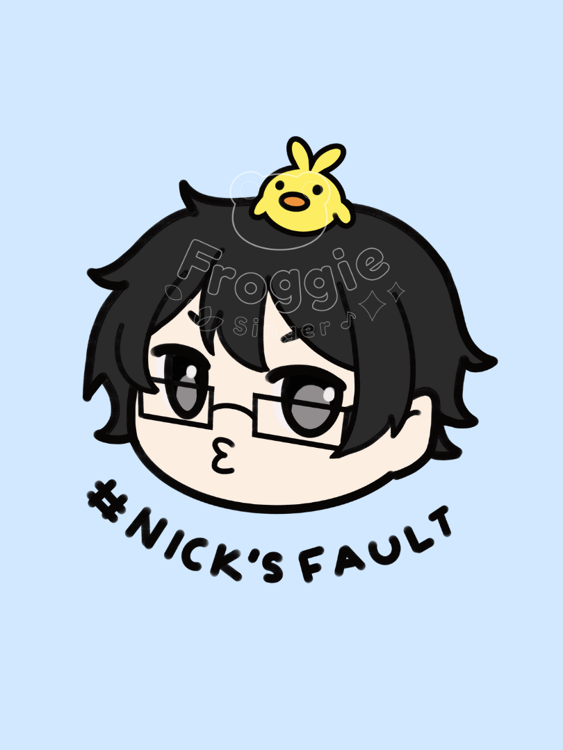 Nick Embroidered Hoodie (Frog-CU Chibi Edition) product image (2)