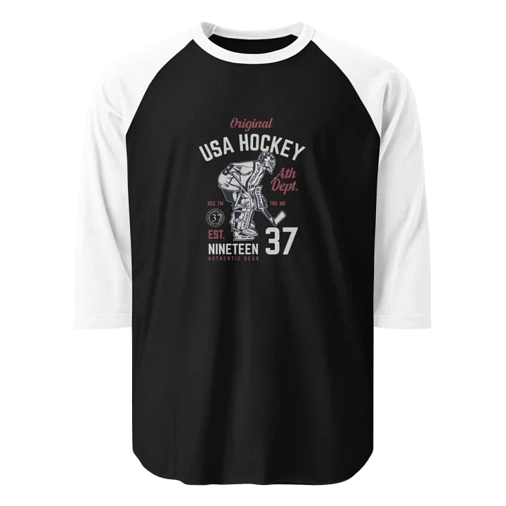 Original USA Hockey Goalie Raglan Tee product image (1)