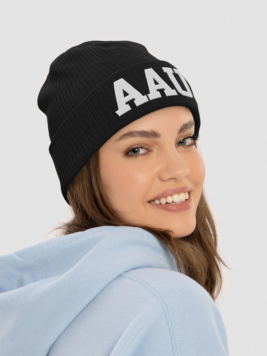 AAU Logo Organic Beanie product image (48)