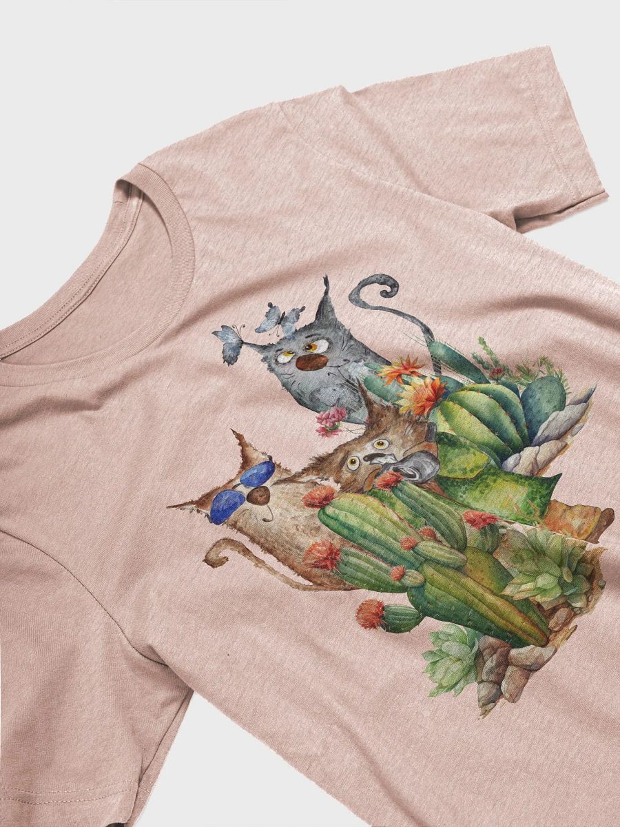 Desert Bloom: A Tale of Resilience Tee | Whimsical Unisex T-Shirt product image (3)