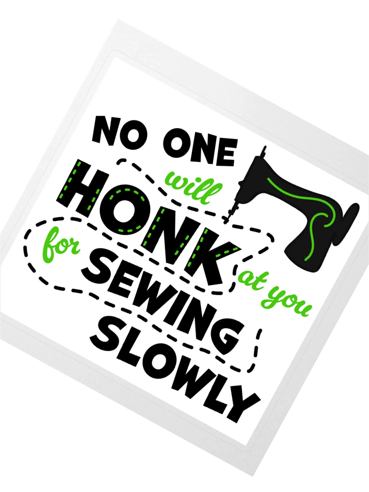 Sew Slowly Sticker product image (6)