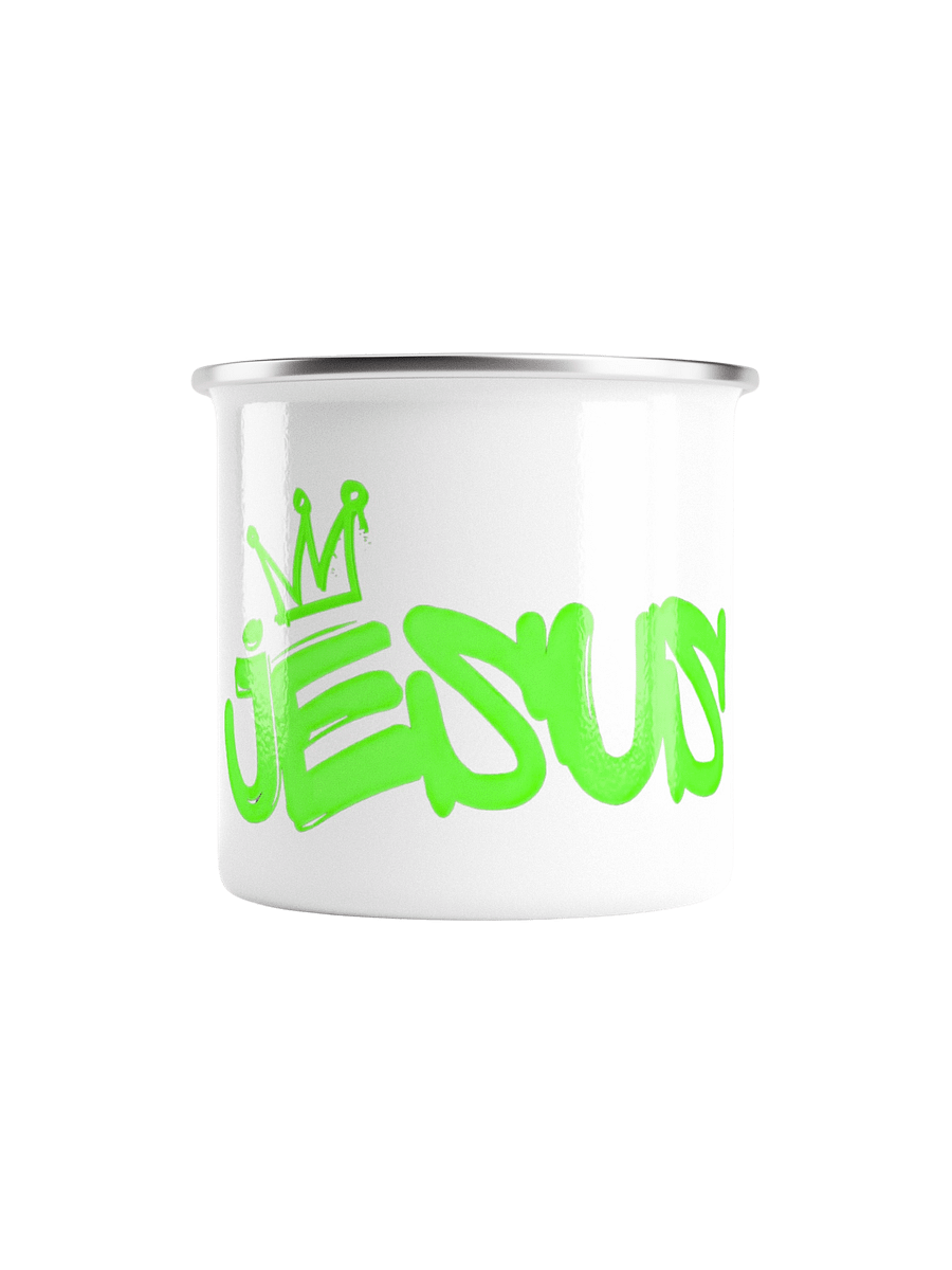 Jesus The King Of Kings Enamel Mug product image (1)