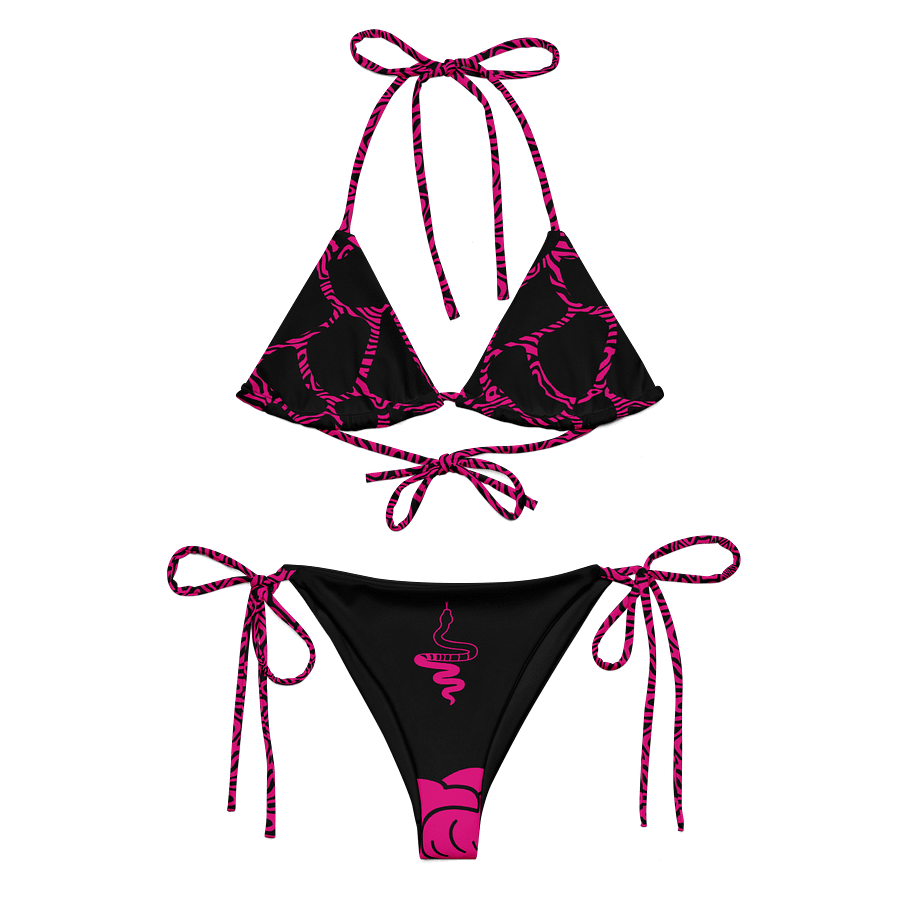 Wild pink-Recycled String Bikini product image (6)