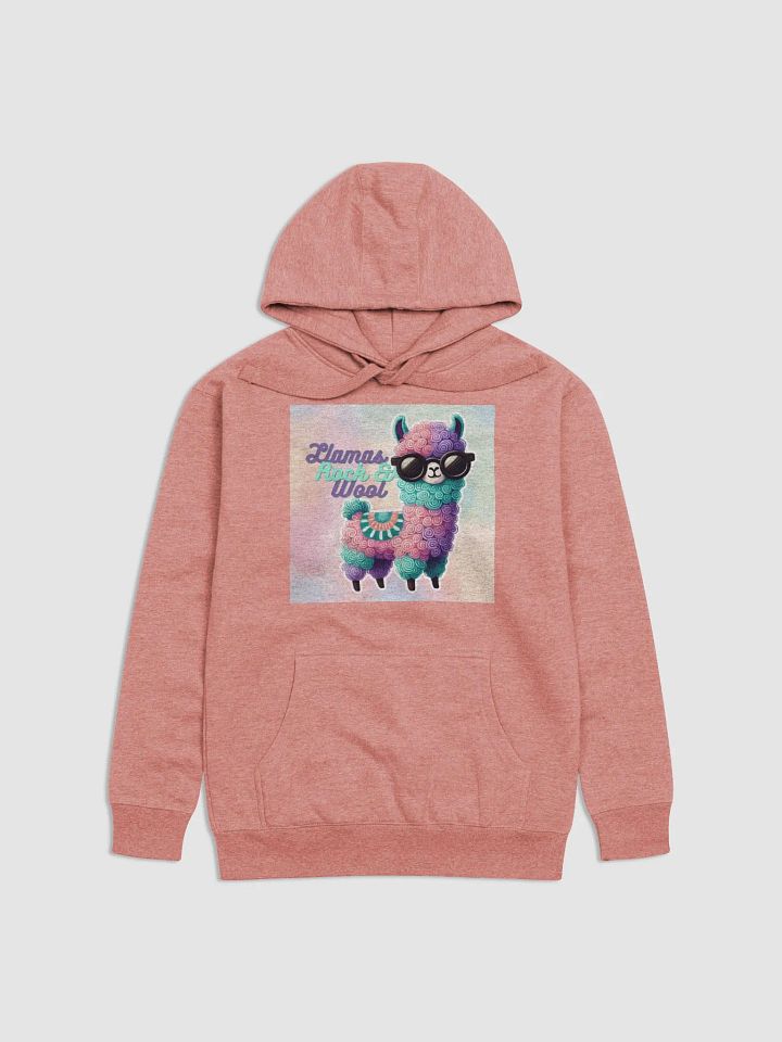 Copy of Llamas Rock & Wool (Cotton Heritage Unisex Premium Hoodie) product image (1)
