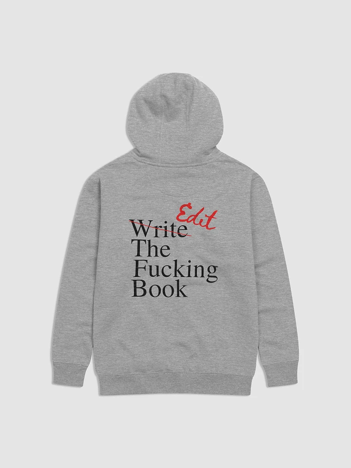 Edit the Fucking Book Unisex Pullover Hoodie Back Graphic product image (4)