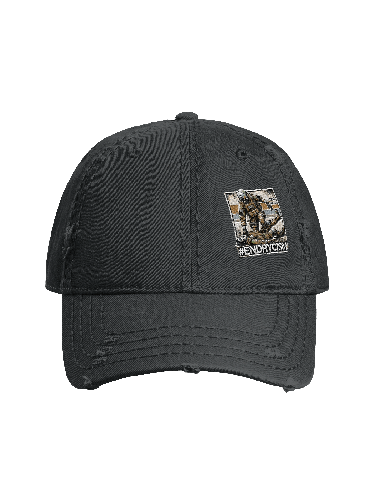 ENDRYCISM Tactical Distressed Dad Hat product image (1)