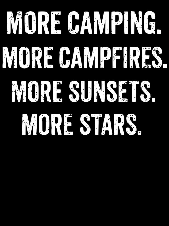 More Camping More Campfires Distressed product image (1)