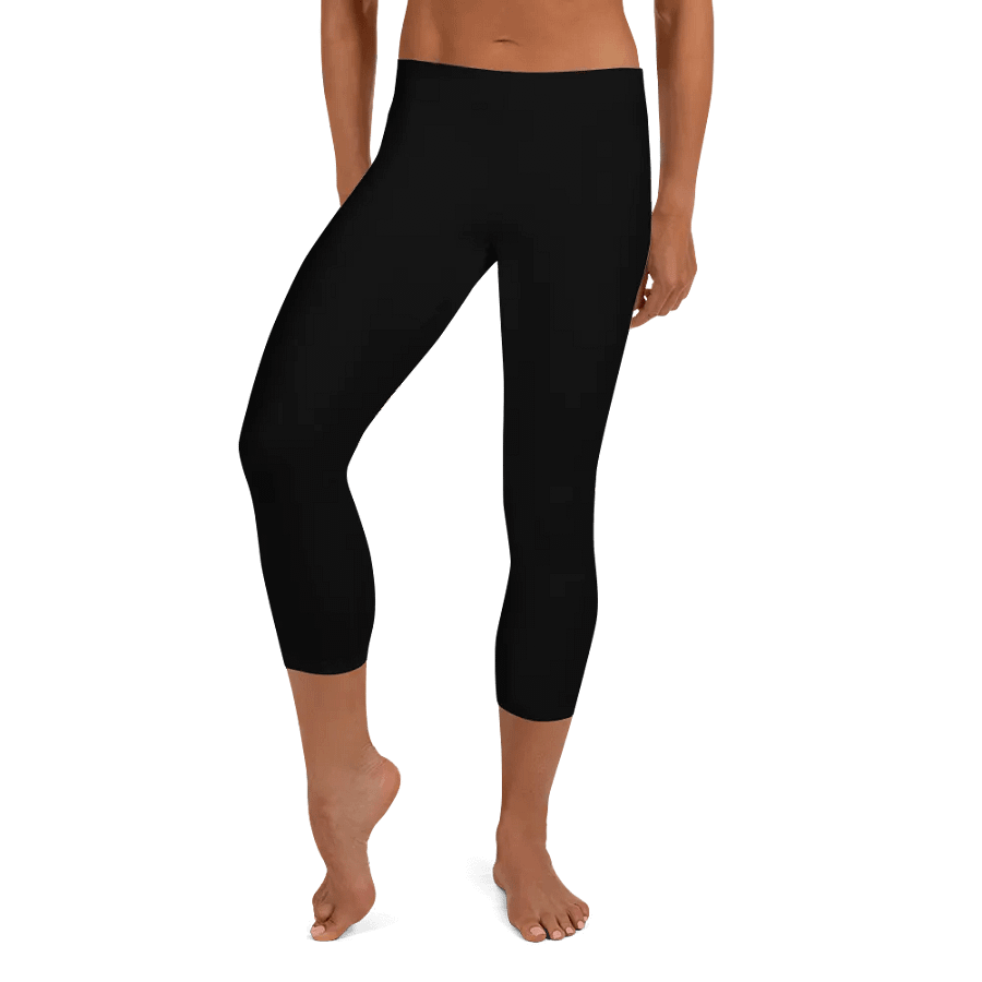 Hello Autumn-Black Capri Leggings for HER product image (4)