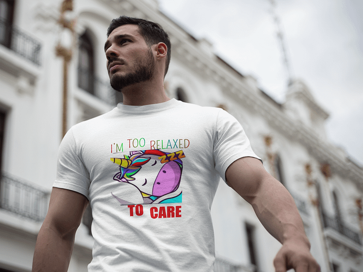 I'm Too Relaxed To Care Tee - Regular Fit product image (1)