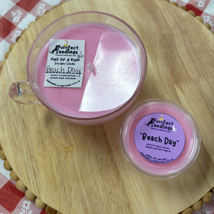 Beach Day Candle-One Of a Kind product image (2)