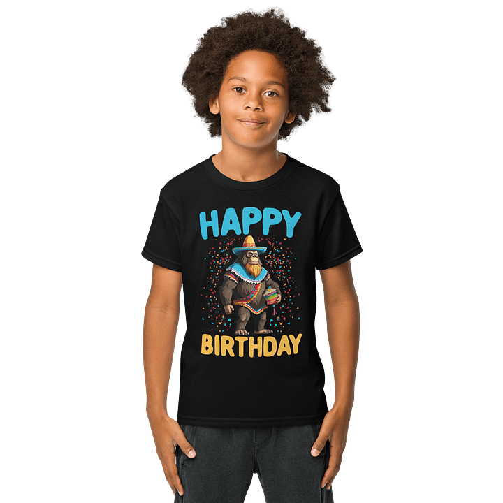 Happy Birthday (Mexican Sasquatch) T-Shirt For Kids product image (1)