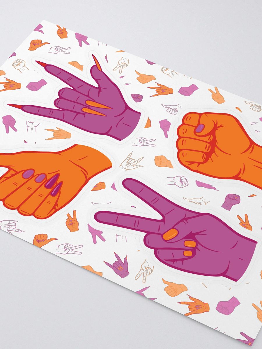 Hand Stuff sticker sheet product image (2)