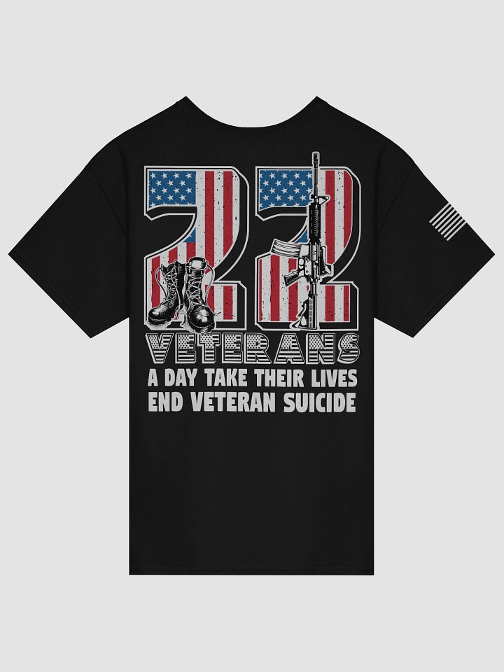 The Laughing Veteran - 22 a Day (Gildan Heavyweight T-Shirt) product image (2)