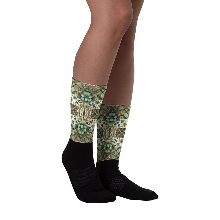 Green Kaleidoscope Dream Socks product image (2)