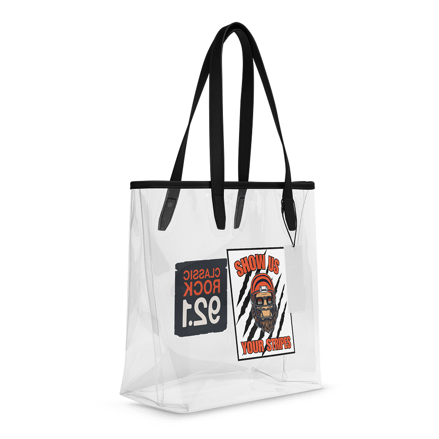 Show Us Your Stripes Clear Tote product image (6)