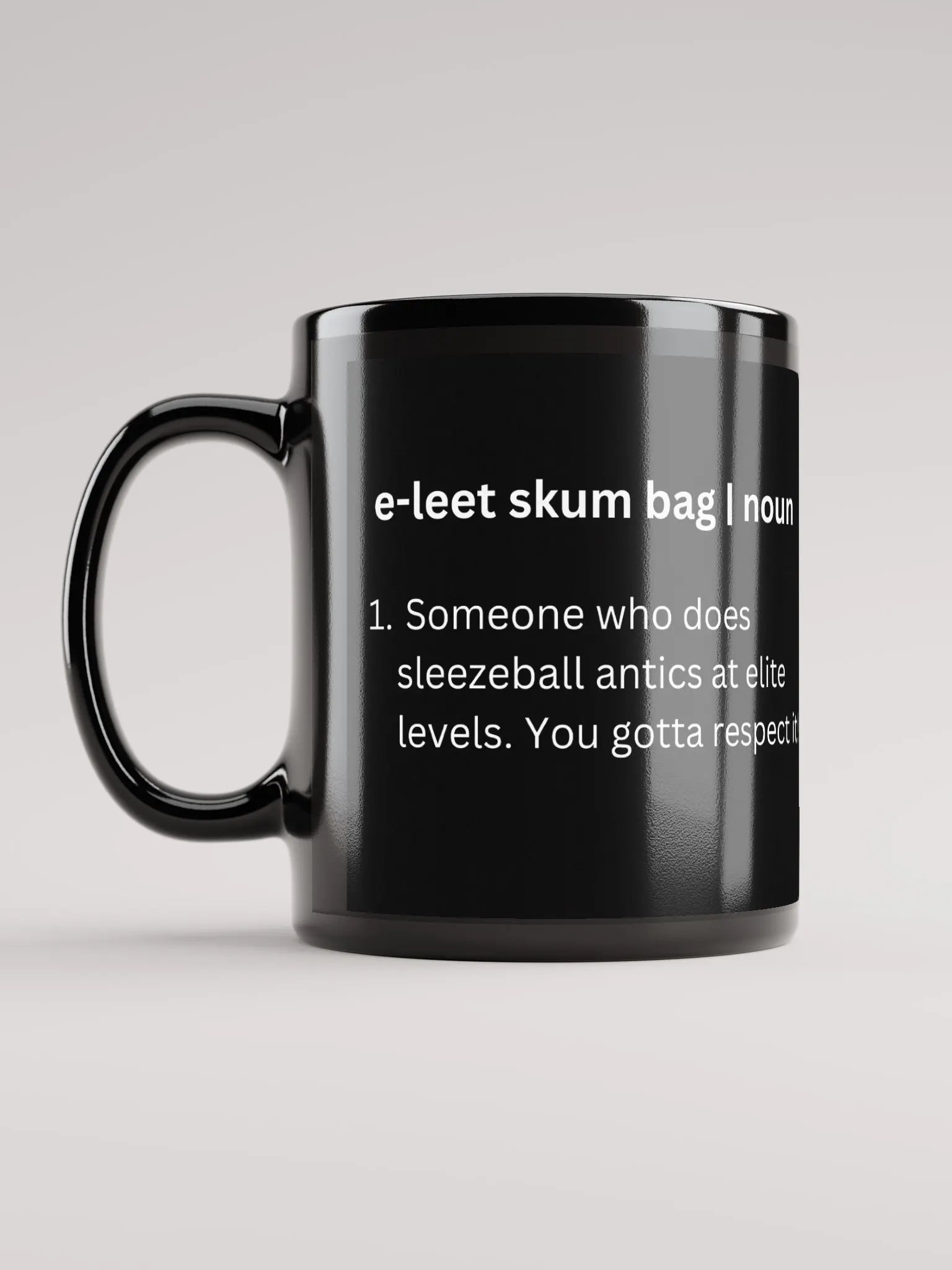 Elite Scumbag Glossy Mug product image (11)
